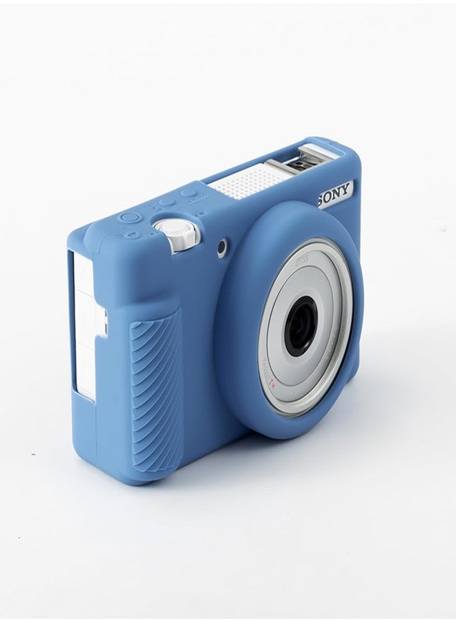 Pocoukate Case for Sony ZV-1F, ZV-1 II/ZV-1M2 Vlog Camera, ZV1F Camera Silicone Cover, Anti-Scratch Slim Fit Soft with ZV1 F Screen Protector- Blue Skin - Image 5